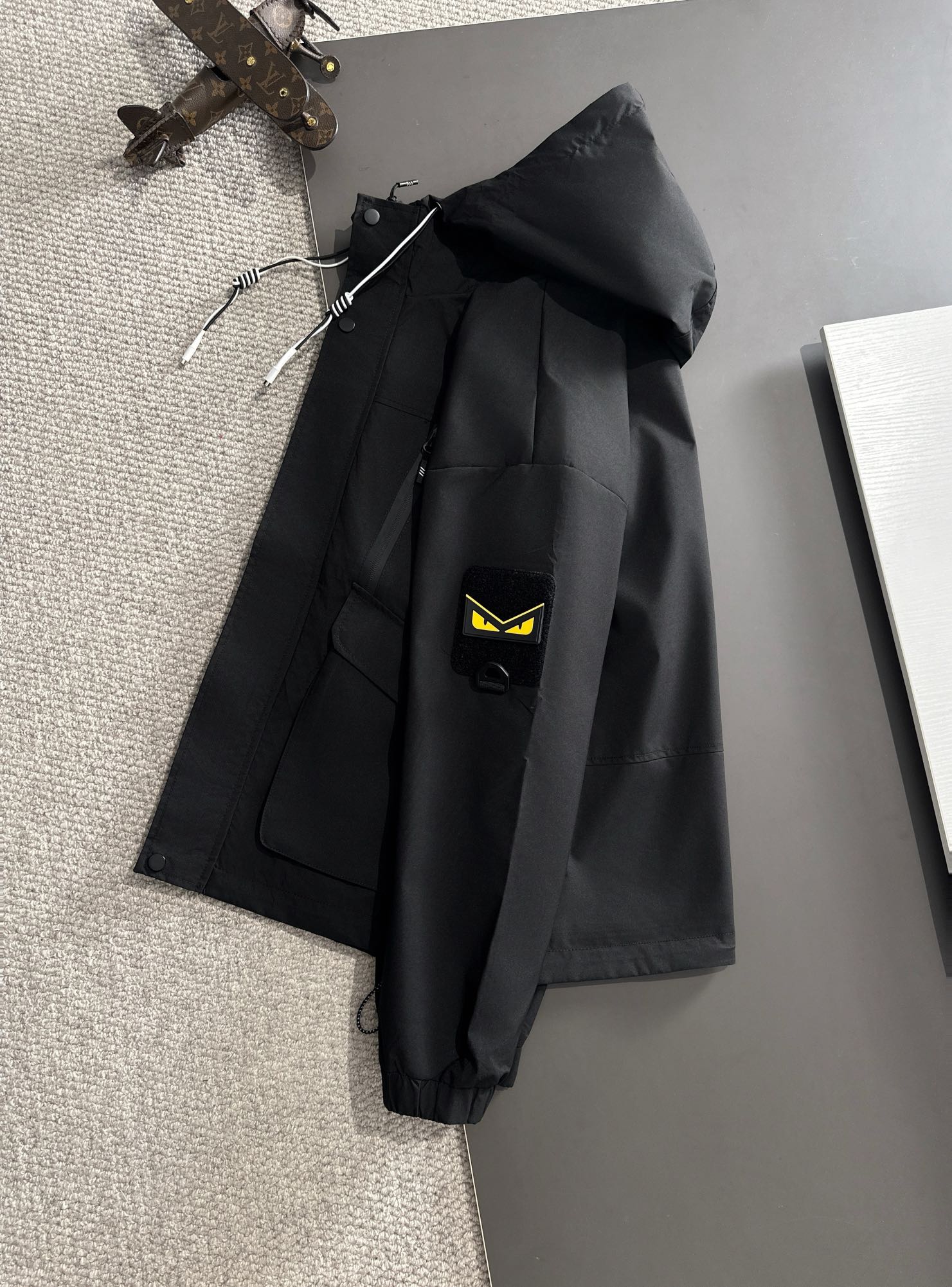 FENDI Hooded Nylon Windbreaker Jacket – Fall/Winter 2024 (M–4XL)