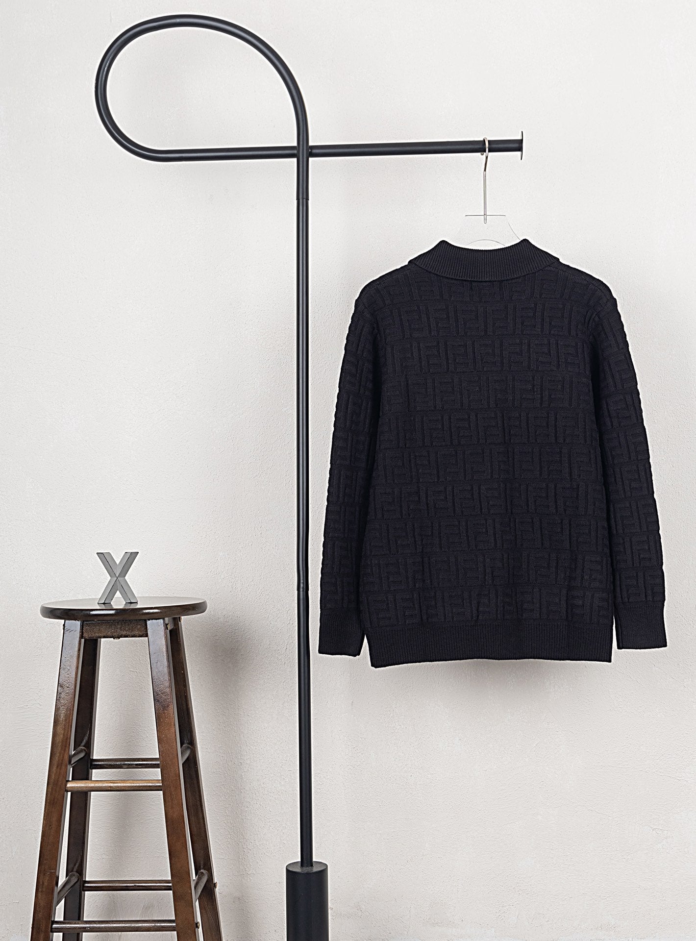 FENDI FF Monogram Knit Zip Jacket – Unisex (S–XL)