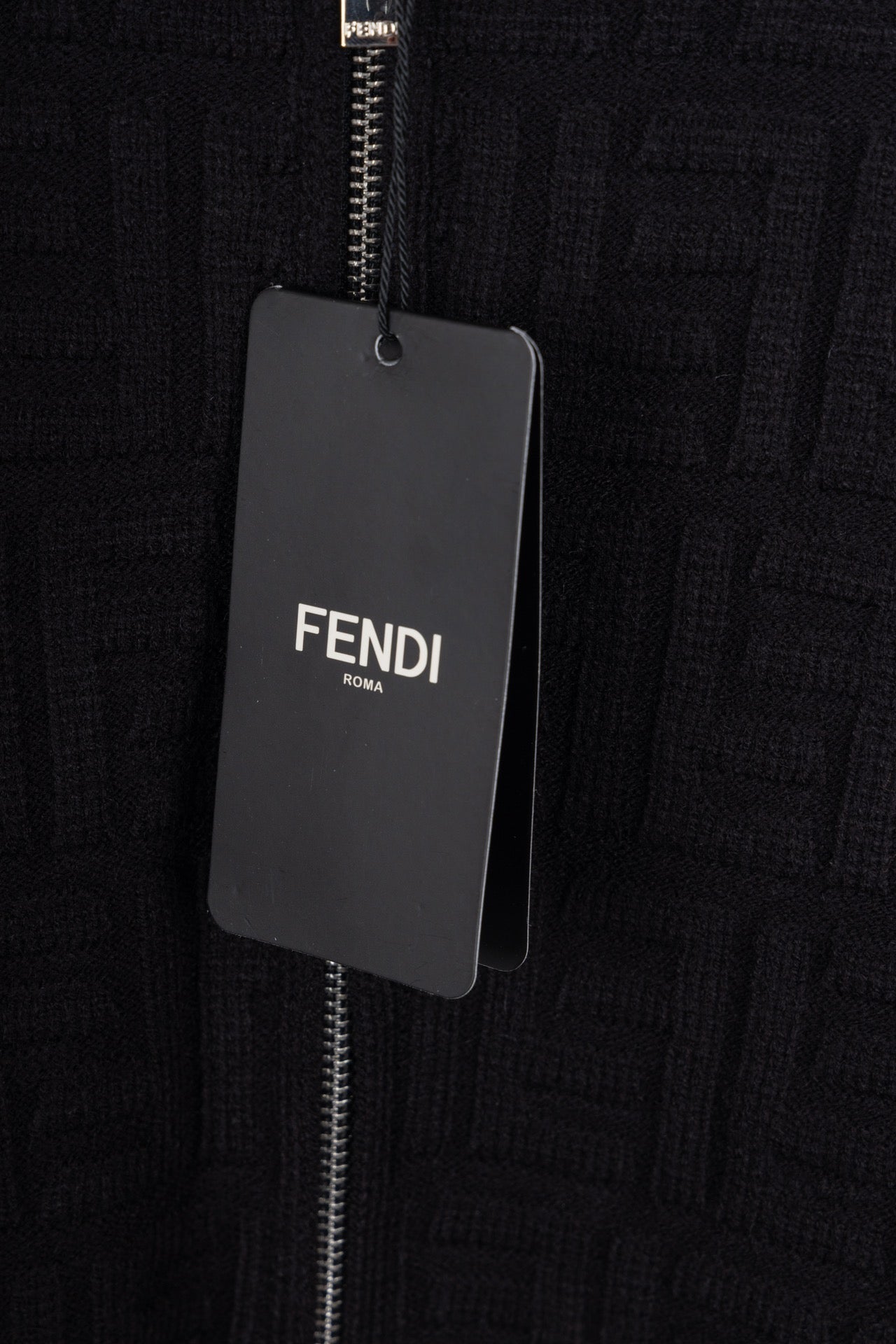 FENDI FF Monogram Knit Zip Jacket – Unisex (S–XL)