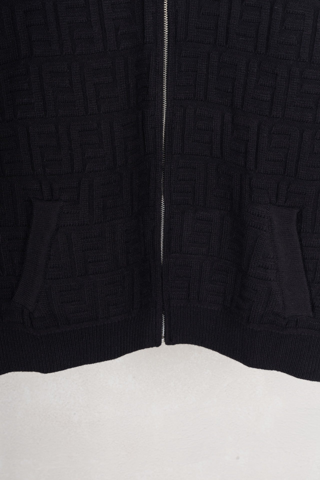 FENDI FF Monogram Knit Zip Jacket – Unisex (S–XL)