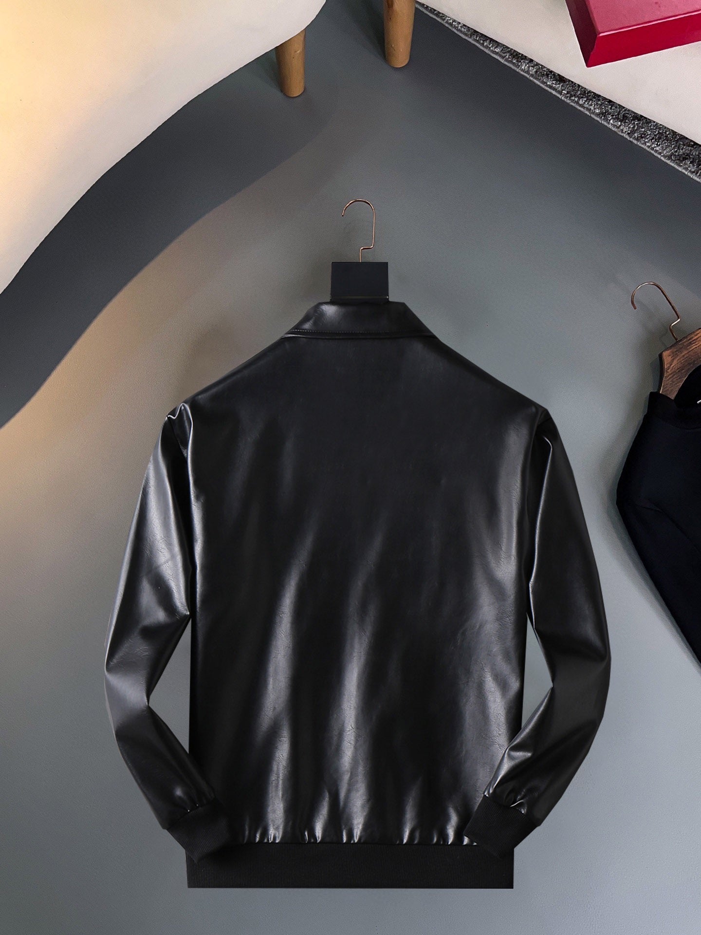 Burberry 2024 Fall Men’s Leather Jacket | Official Release Edition (M–3XL)