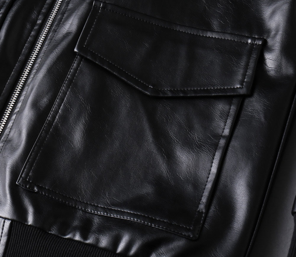 Burberry 2024 Fall Men’s Leather Jacket | Official Release Edition (M–3XL)