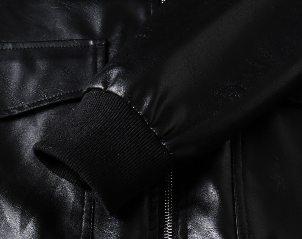 Burberry 2024 Fall Men’s Leather Jacket | Official Release Edition (M–3XL)