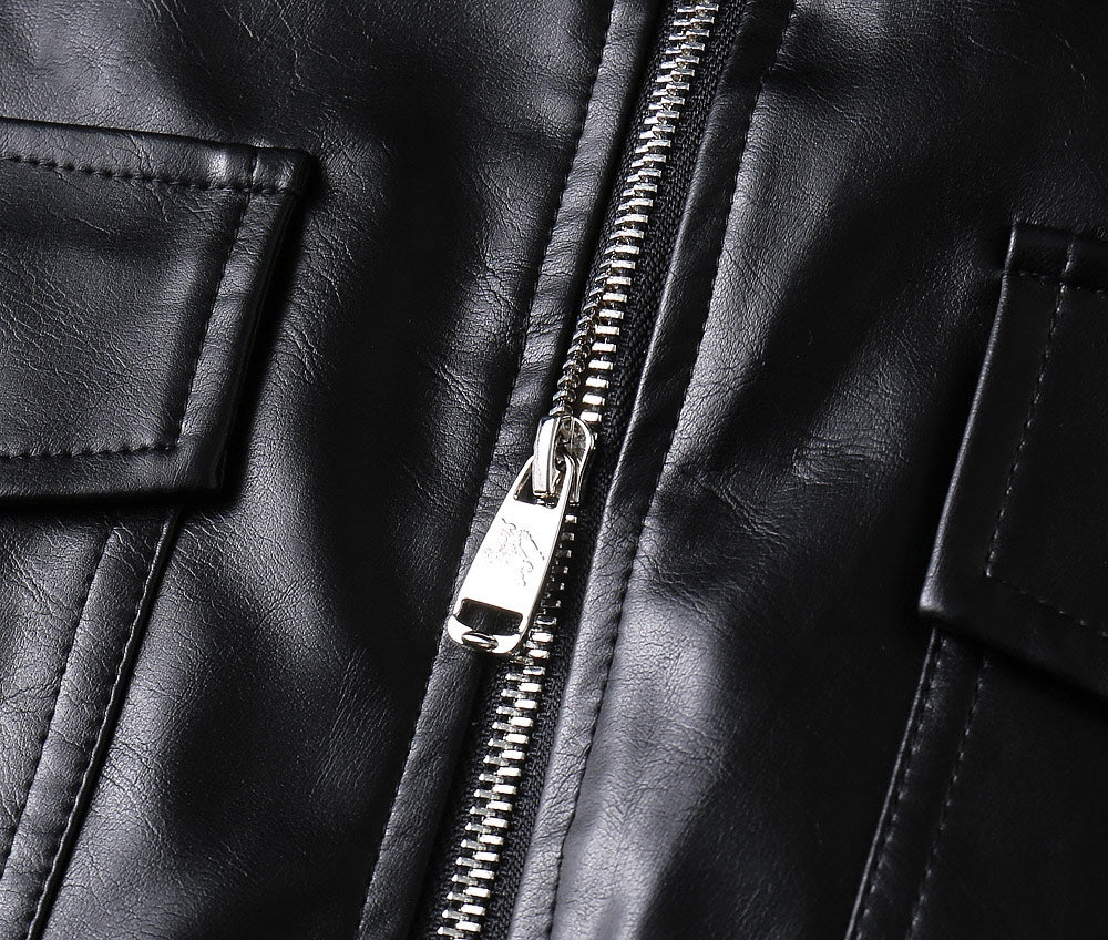 Burberry 2024 Fall Men’s Leather Jacket | Official Release Edition (M–3XL)