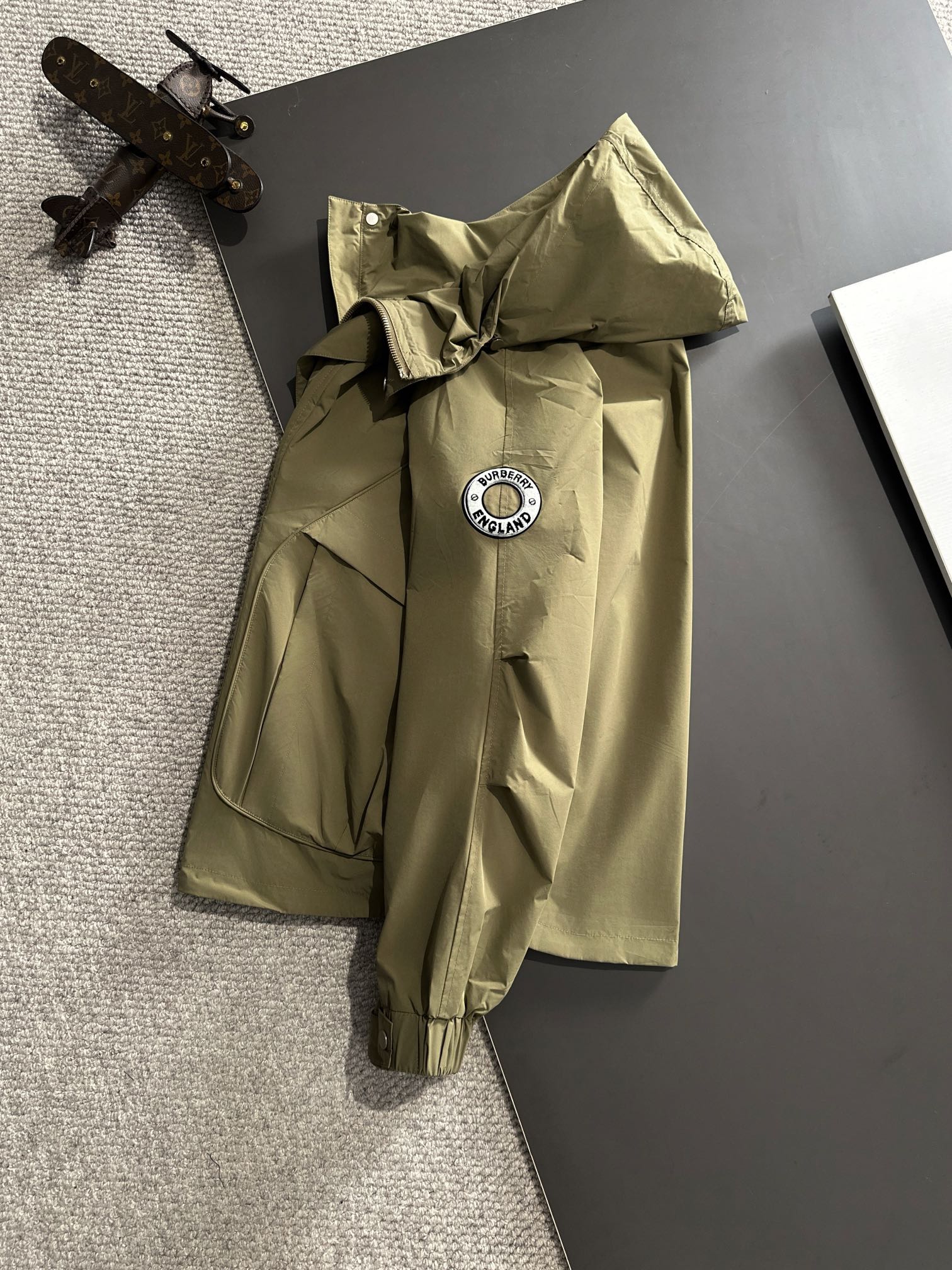 Burberry 2024 FW Hooded Zipper Trench Jacket | Premium Edition (M–4XL)