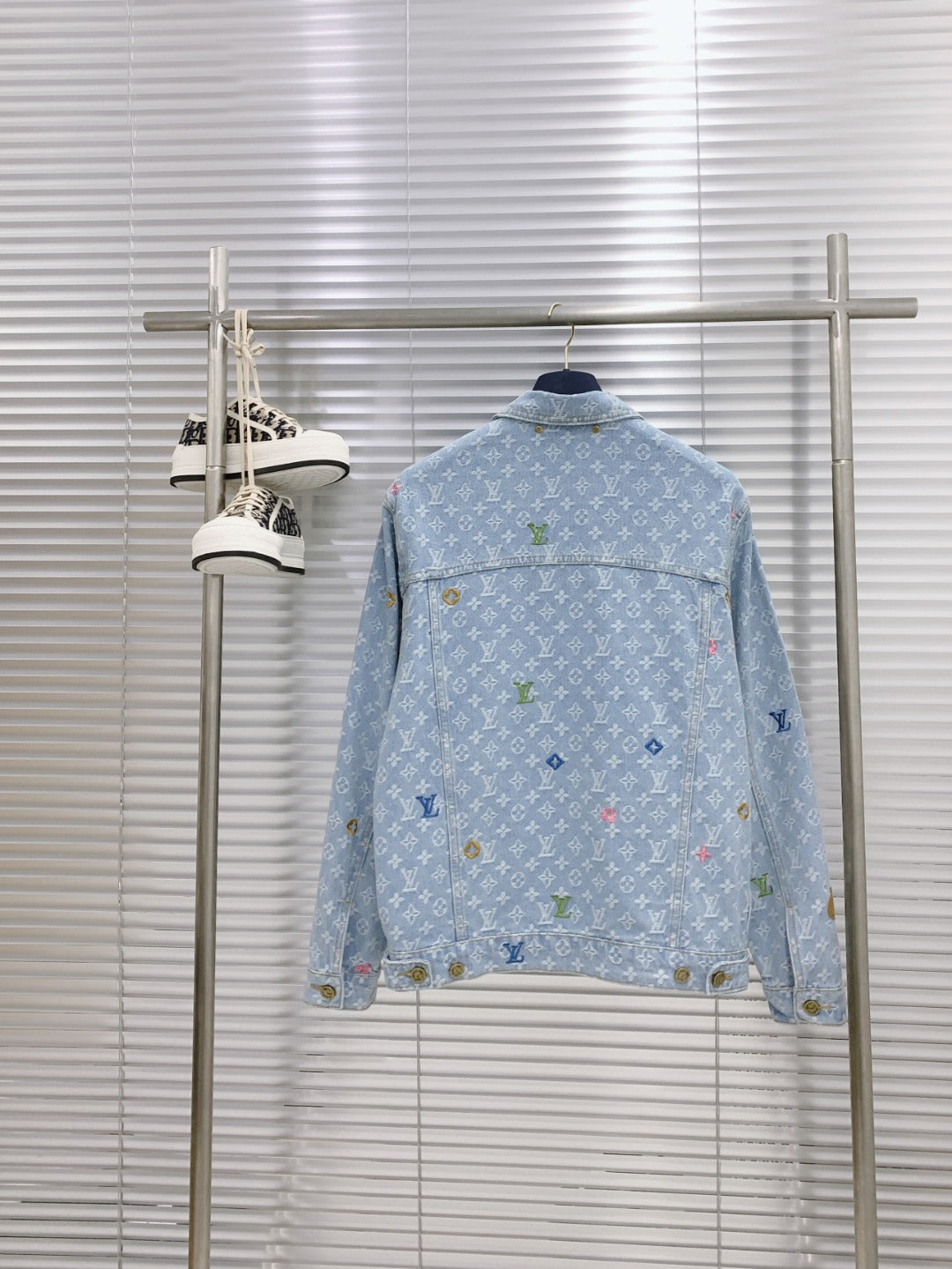 Louis Vuitton x Tyler SS24 Monogram Jacquard Denim Jacket | Limited Edition