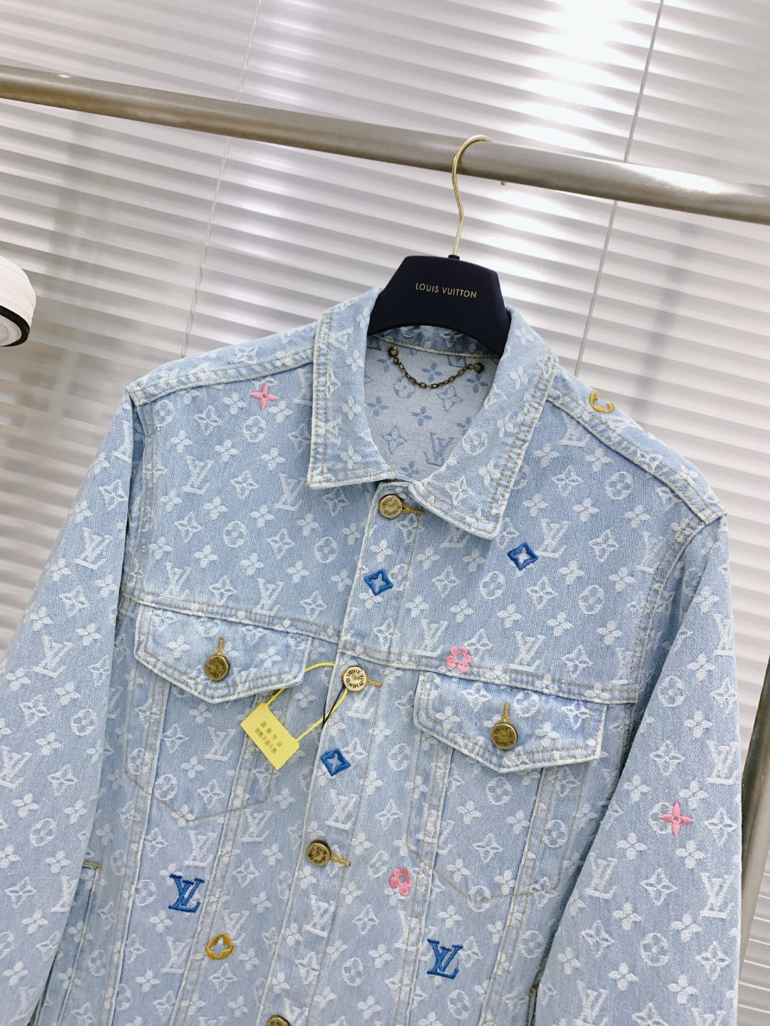 Louis Vuitton x Tyler SS24 Monogram Jacquard Denim Jacket | Limited Edition