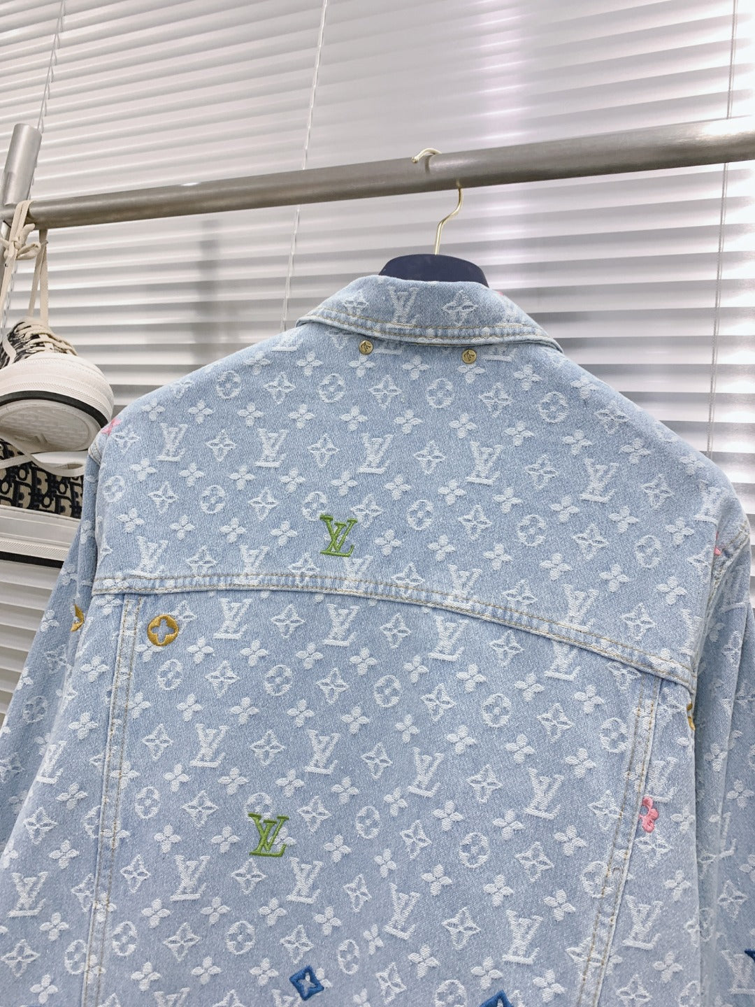 Louis Vuitton x Tyler SS24 Monogram Jacquard Denim Jacket | Limited Edition
