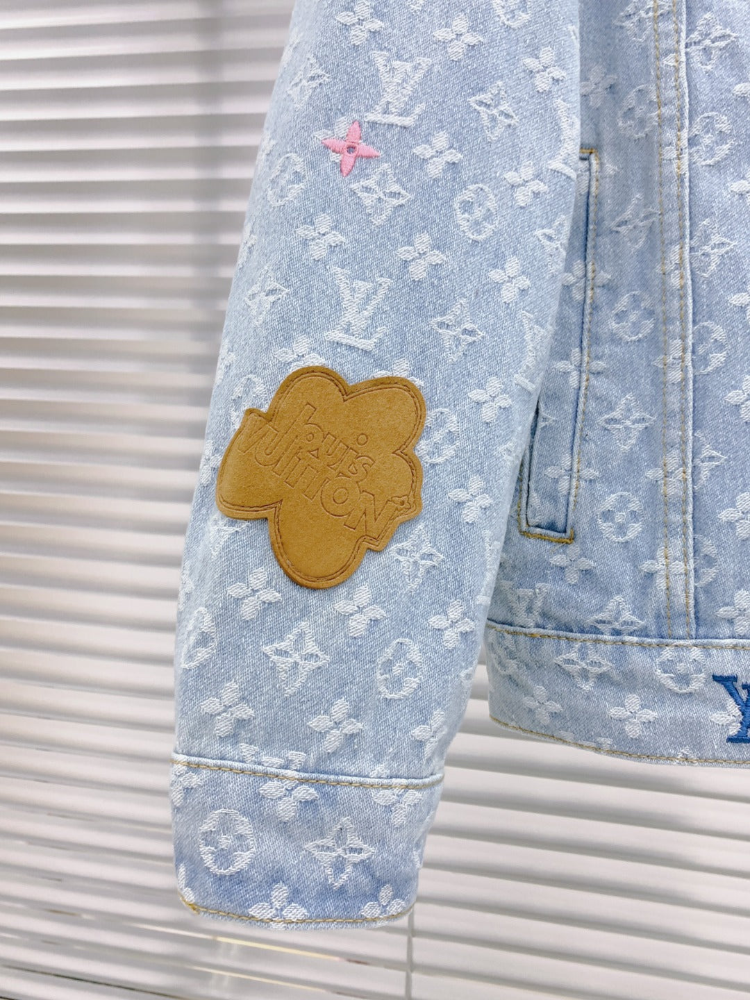 Louis Vuitton x Tyler SS24 Monogram Jacquard Denim Jacket | Limited Edition