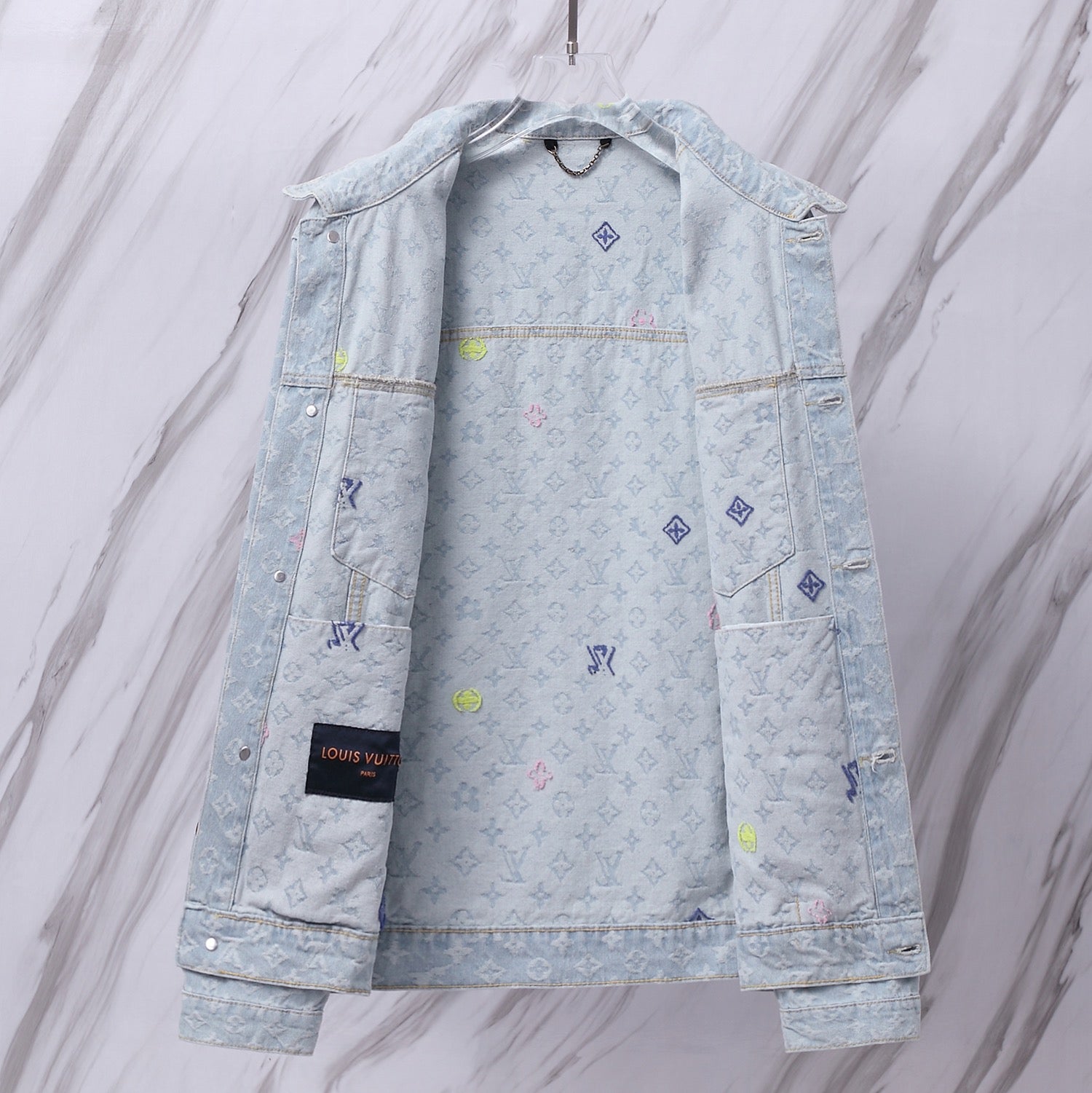 Louis Vuitton Candy Jacquard Denim Jacket | Unisex Limited Edition