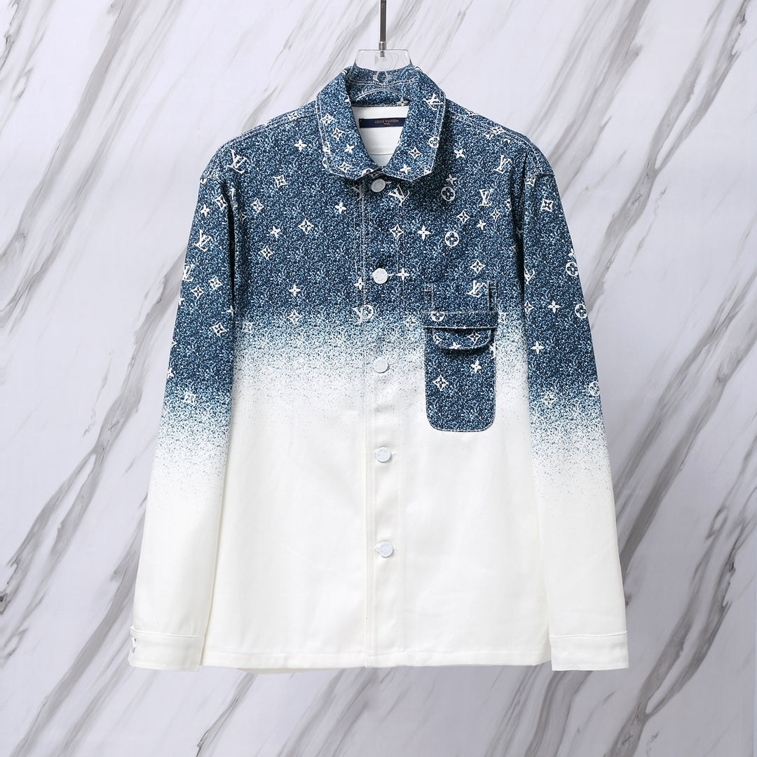 Louis Vuitton Gradient Galaxy Denim Jacket | Unisex Limited Edition