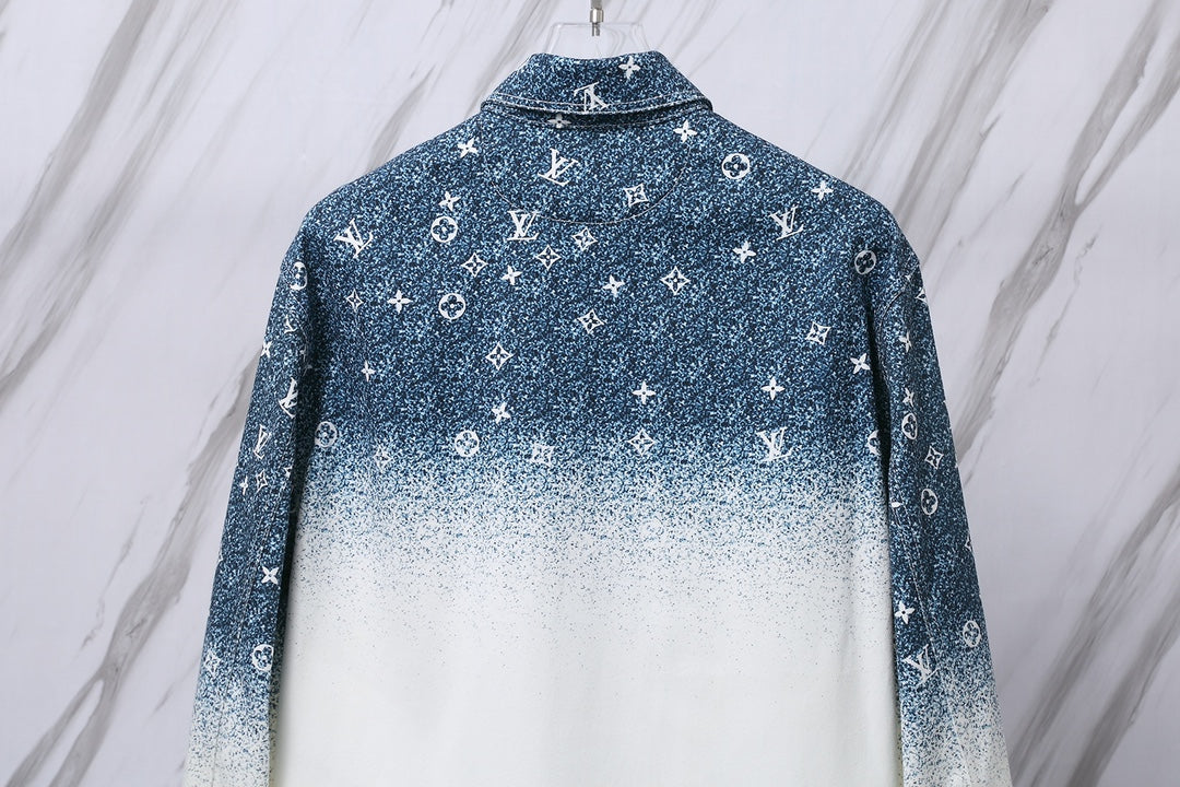 Louis Vuitton Gradient Galaxy Denim Jacket | Unisex Limited Edition
