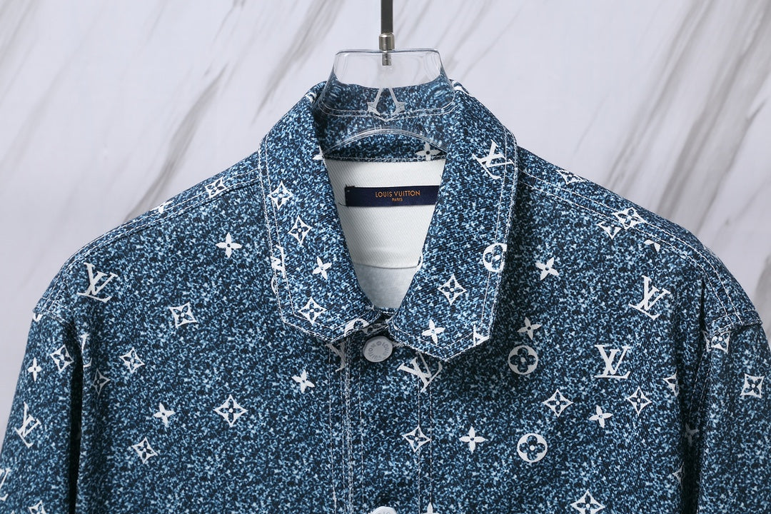 Louis Vuitton Gradient Galaxy Denim Jacket | Unisex Limited Edition