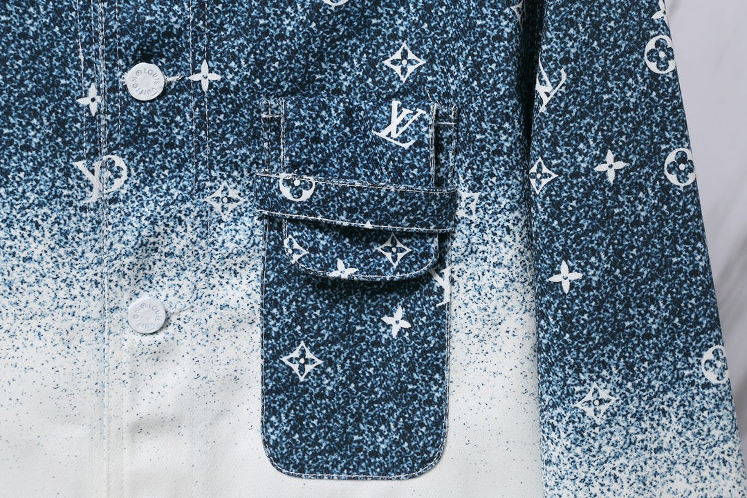 Louis Vuitton Gradient Galaxy Denim Jacket | Unisex Limited Edition