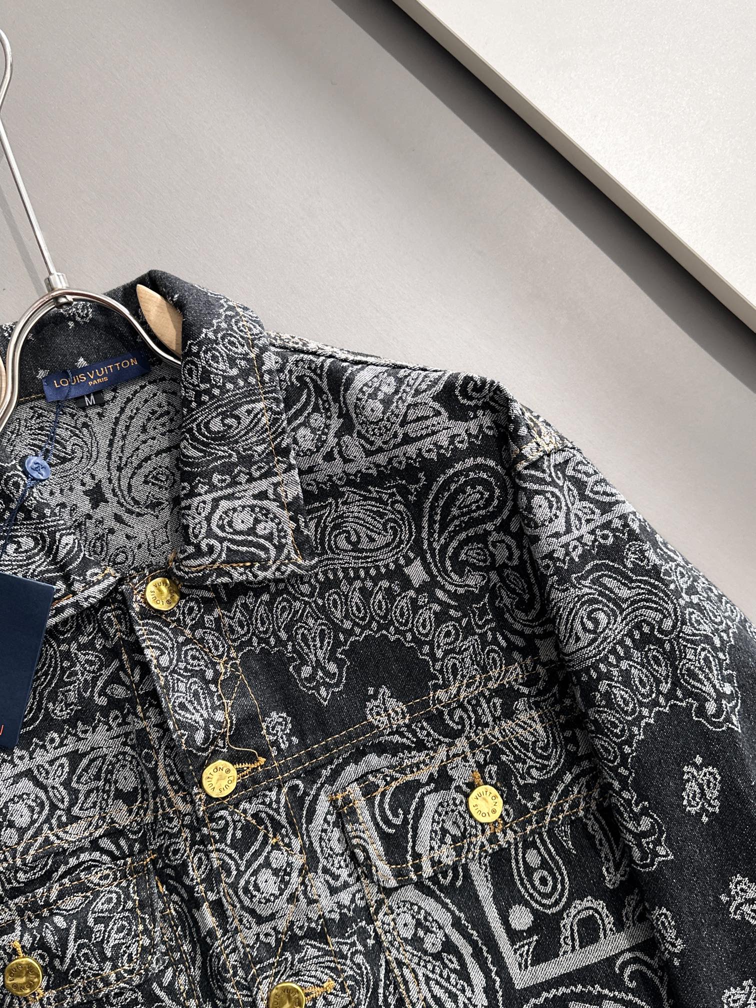 Louis Vuitton 2025 Runway Edition Jacquard Denim Jacket | High-End Custom