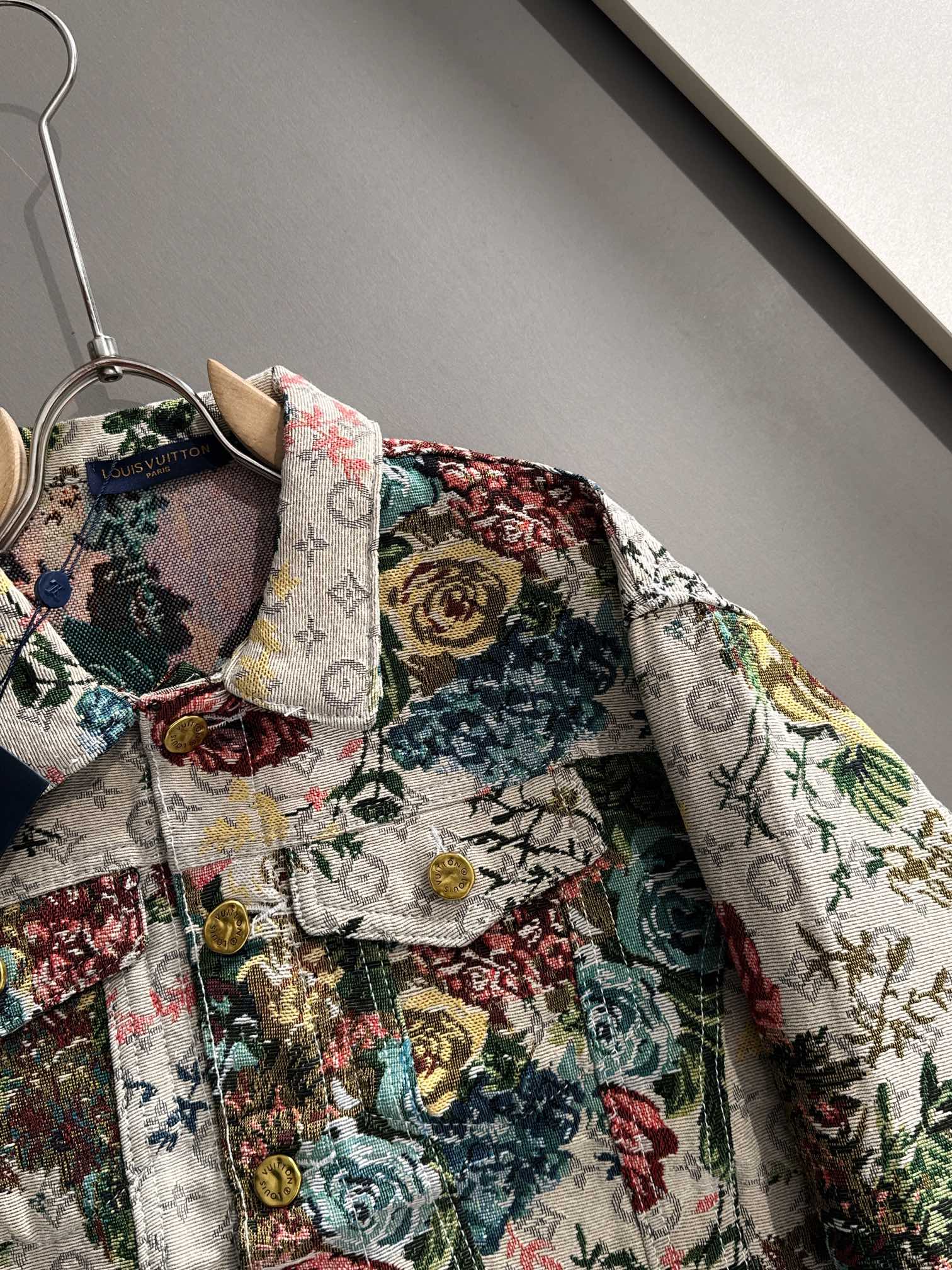 Louis Vuitton 2025 Runway Edition Jacquard Denim Jacket | High-End Custom