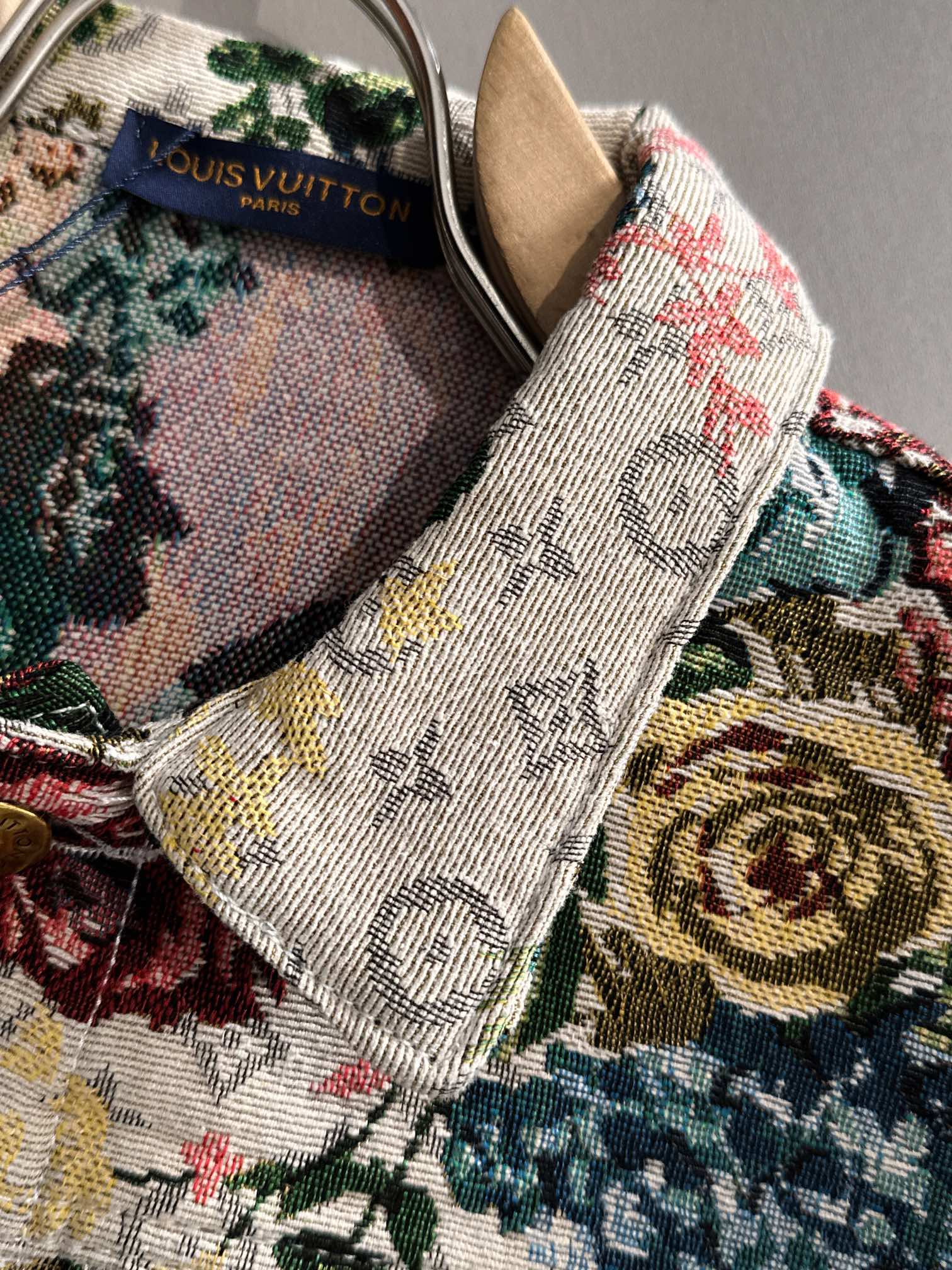 Louis Vuitton 2025 Runway Edition Jacquard Denim Jacket | High-End Custom