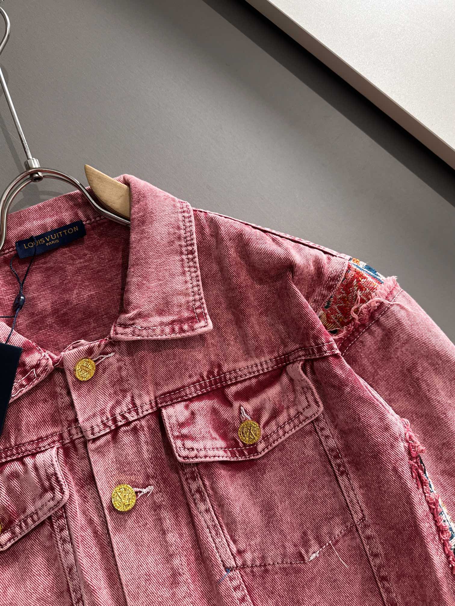 Louis Vuitton 2025 Runway Edition Jacquard Denim Jacket | High-End Custom