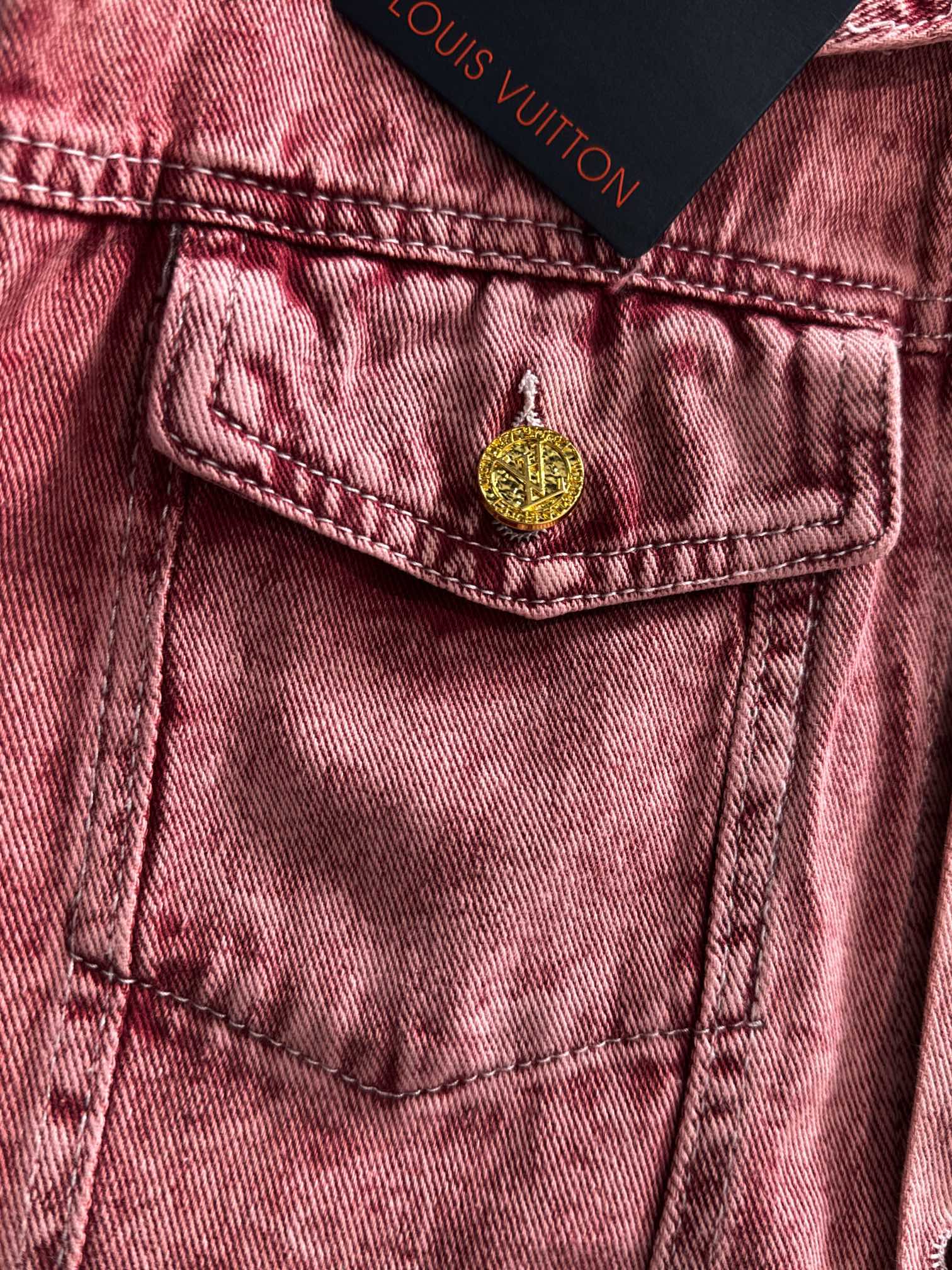 Louis Vuitton 2025 Runway Edition Jacquard Denim Jacket | High-End Custom