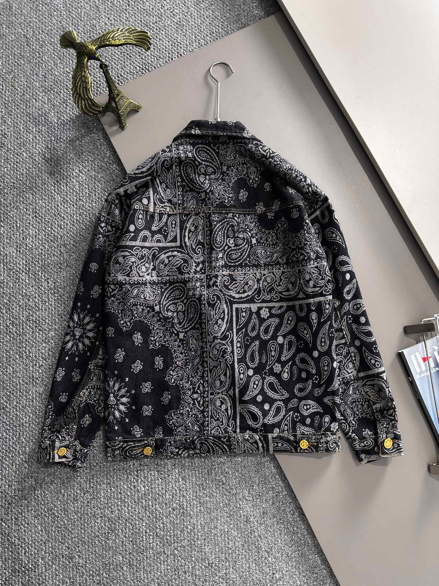 Louis Vuitton 2025 Runway Jacquard Denim Jacket | High-End Edition