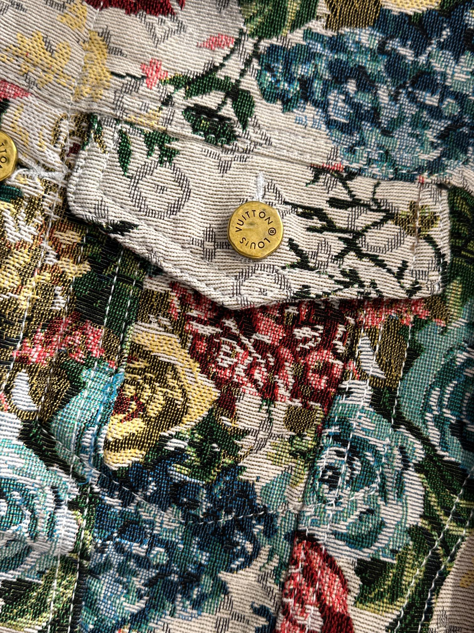 Louis Vuitton 2025 Runway Jacquard Denim Jacket | Premium Edition