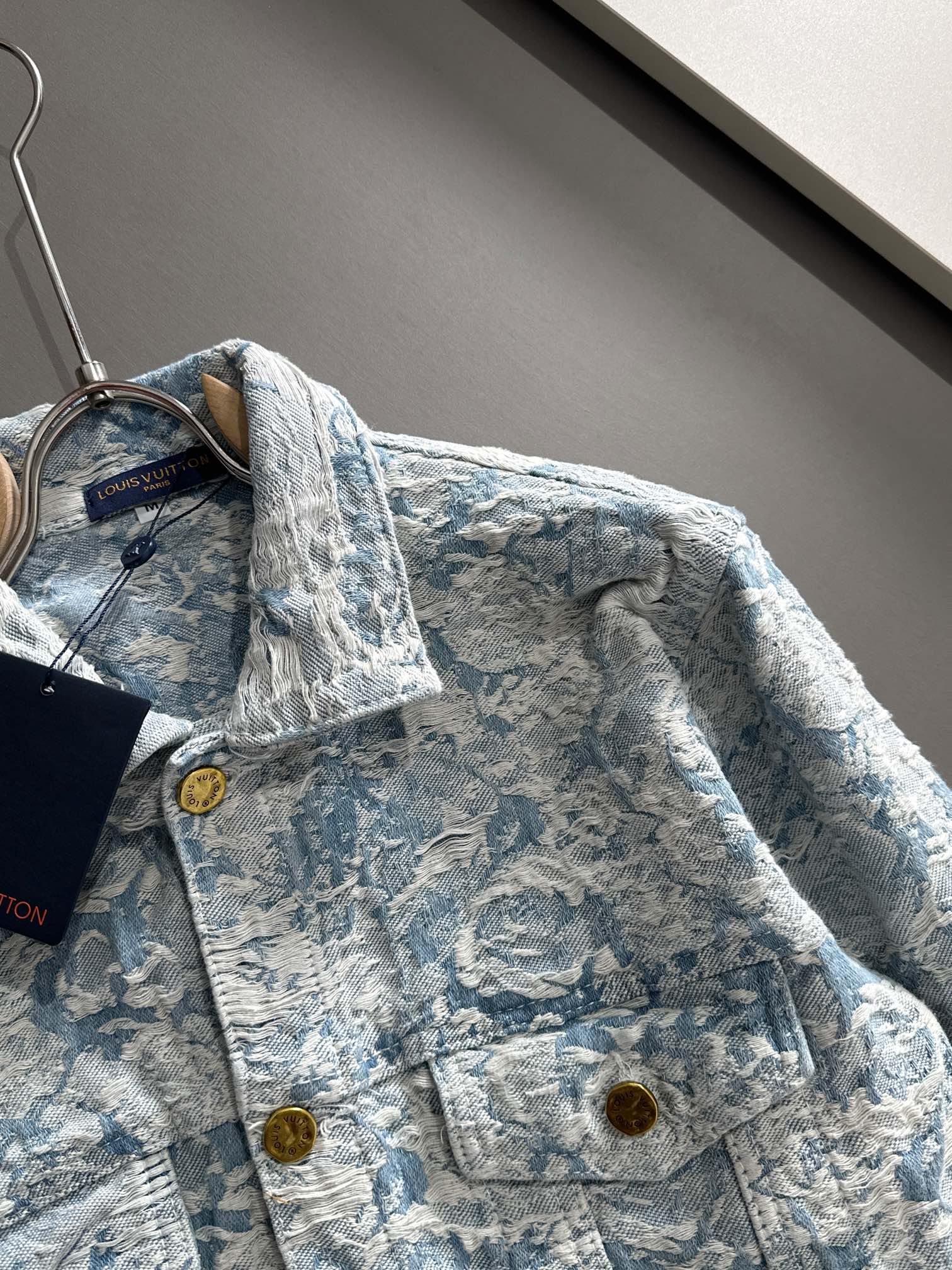 Louis Vuitton 2025 Runway Jacquard Denim Jacket | Premium Edition