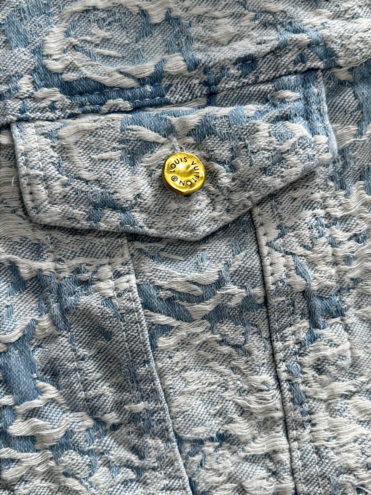 Louis Vuitton 2025 Runway Jacquard Denim Jacket | Premium Edition