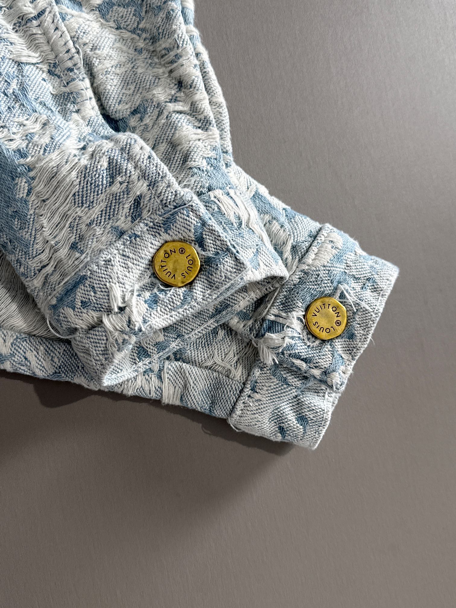 Louis Vuitton 2025 Runway Jacquard Denim Jacket | Premium Edition