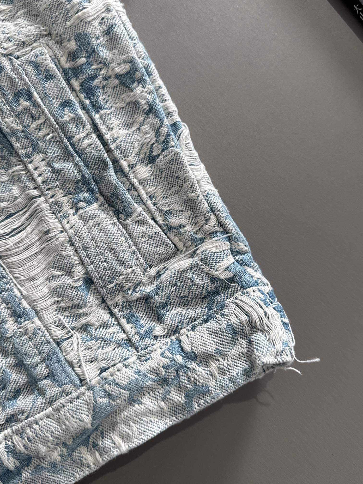 Louis Vuitton 2025 Runway Jacquard Denim Jacket | Premium Edition