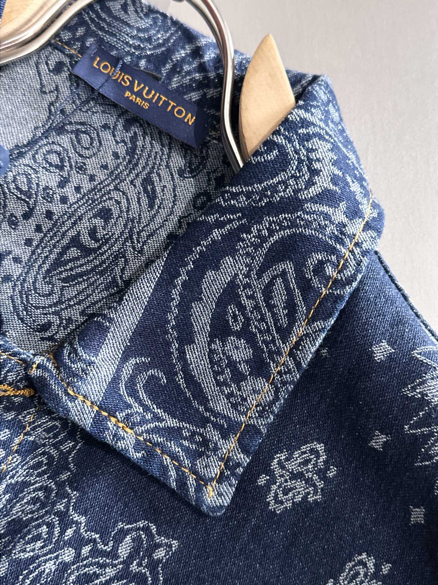 Louis Vuitton 2025 Runway Jacquard Denim Jacket | Premium Edition