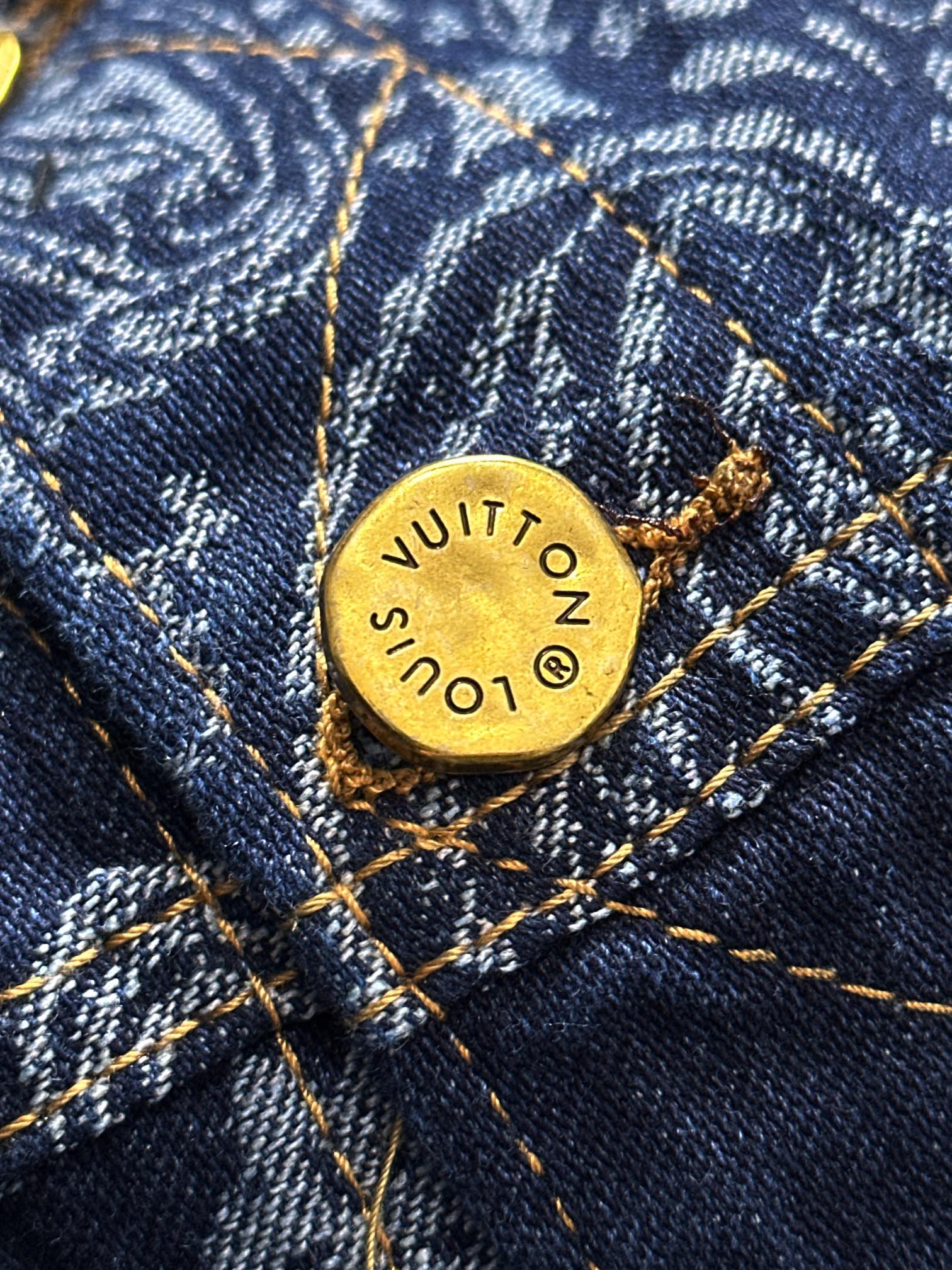 Louis Vuitton 2025 Runway Jacquard Denim Jacket | Premium Edition