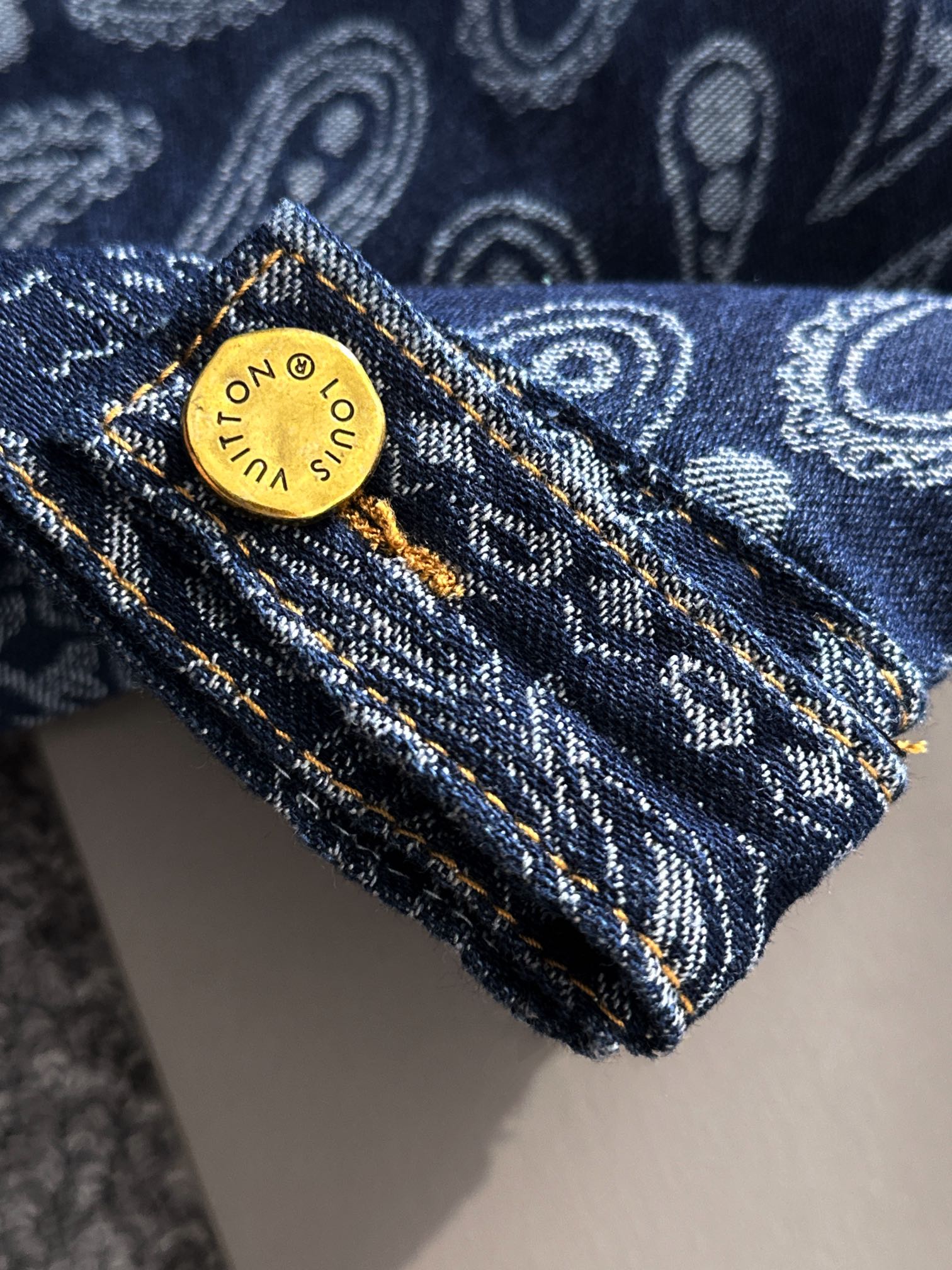 Louis Vuitton 2025 Runway Jacquard Denim Jacket | Premium Edition