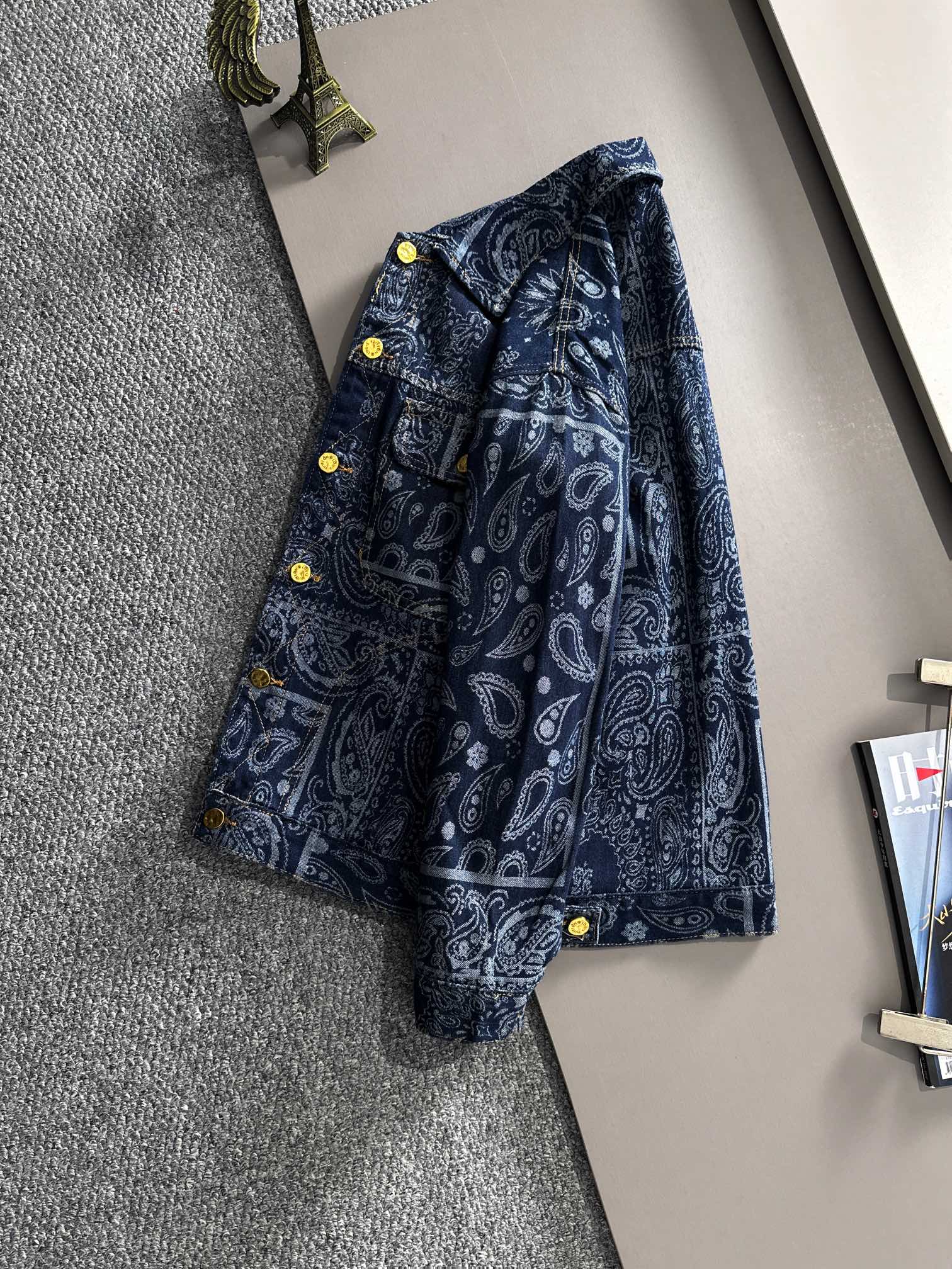 Louis Vuitton 2025 Runway Jacquard Denim Jacket | Premium Edition