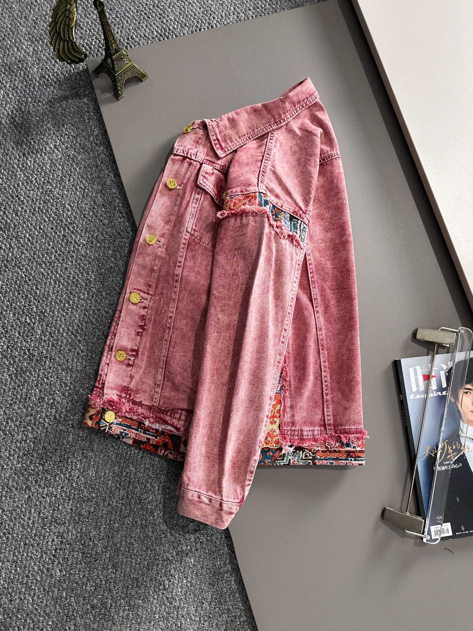 Louis Vuitton 2025 Runway Jacquard Denim Jacket | Premium Edition