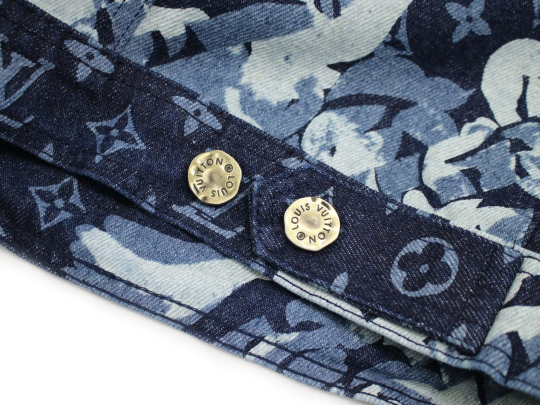 High-End Louis Vuitton Monogram Jacquard Denim Jacket – Unisex Premium Edition