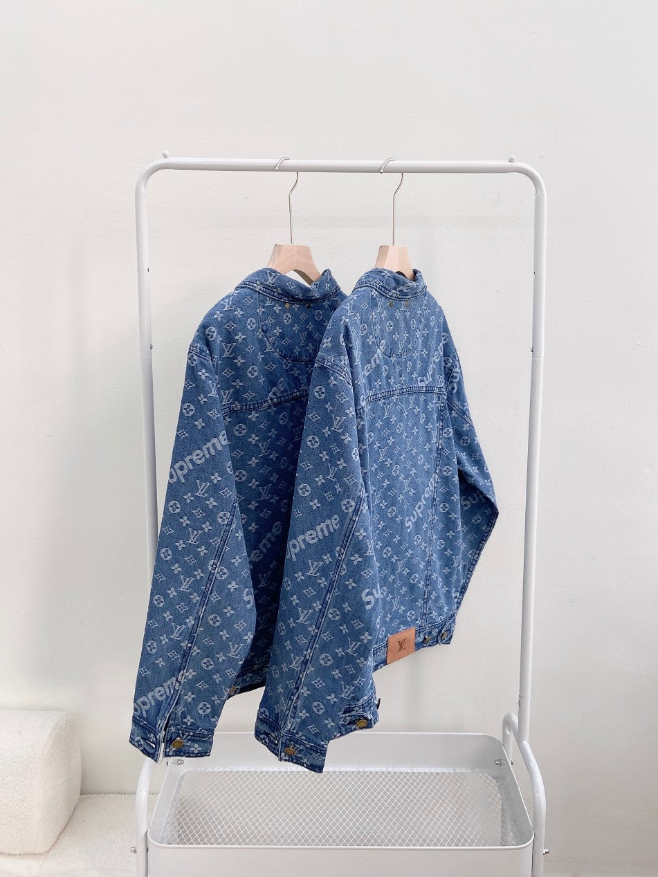 Louis Vuitton x Supreme Monogram Denim Jacket – Limited Edition Collaboration