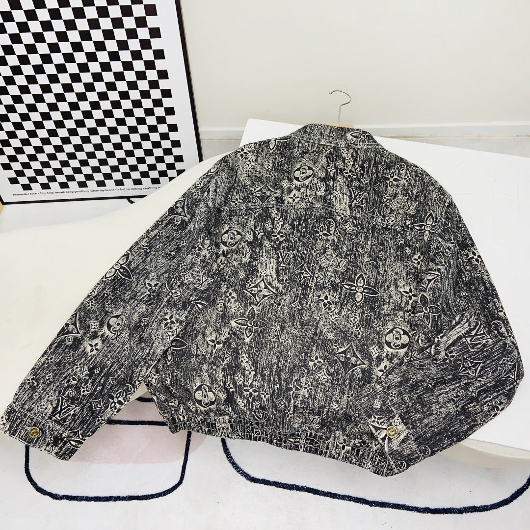 Louis Vuitton SS23 Fall Capsule Monogram Contrast-Stitch Denim Jacket