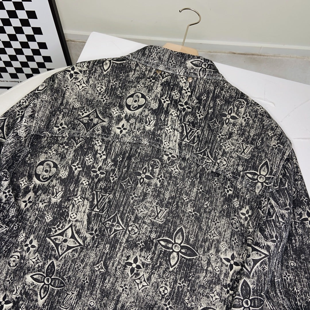 Louis Vuitton SS23 Fall Capsule Monogram Contrast-Stitch Denim Jacket