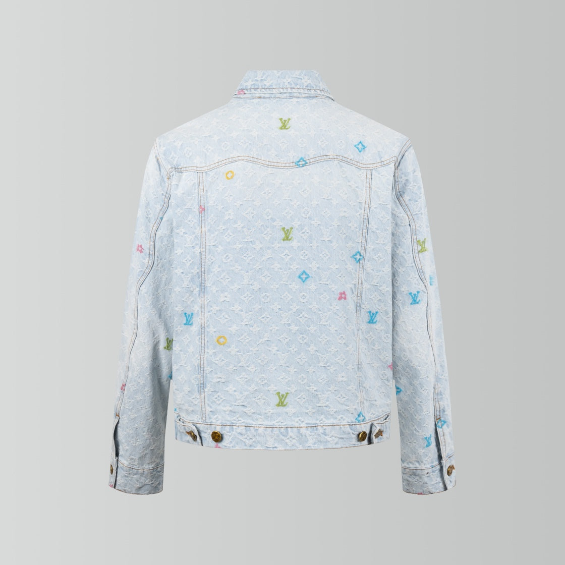 Louis Vuitton x Tyler Embroidered Monogram Denim Jacket