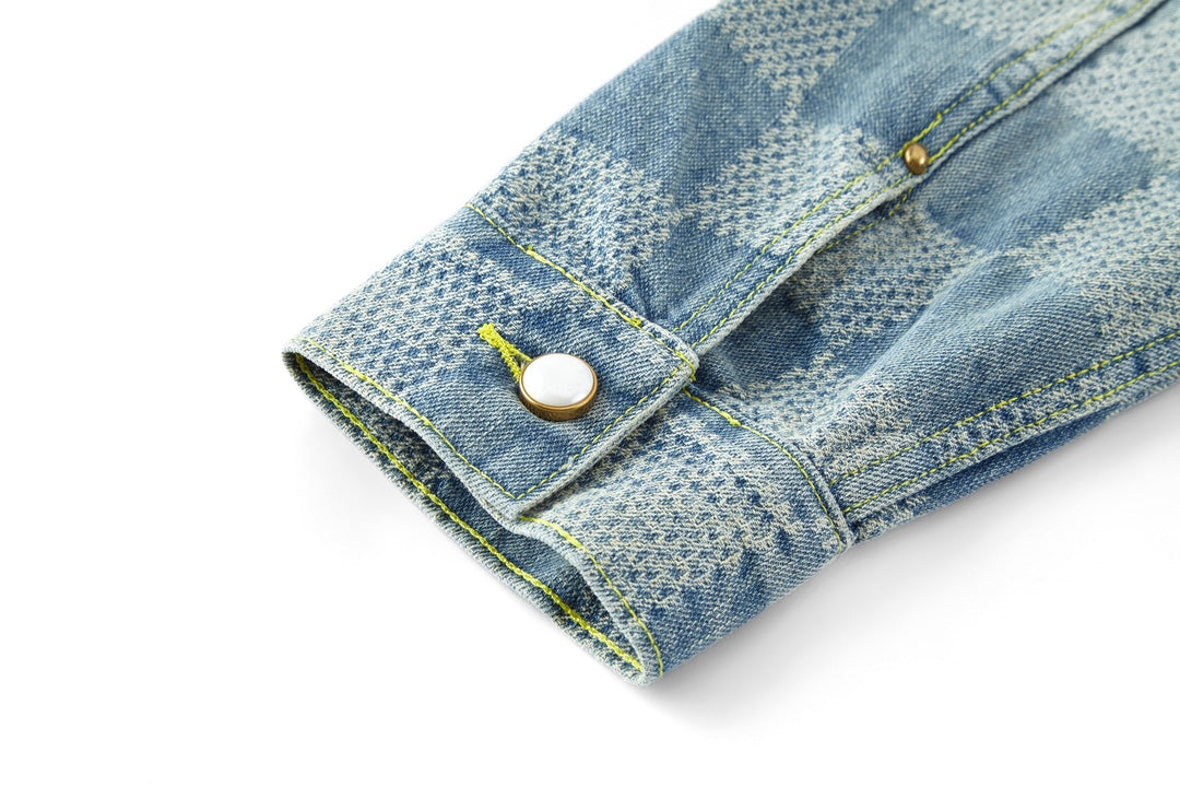 Louis Vuitton 24SS Checkerboard Jacquard Denim Jacket – Pharrell Williams Capsule