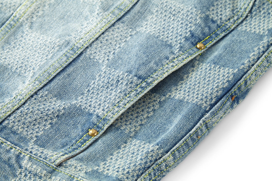 Louis Vuitton 24SS Checkerboard Jacquard Denim Jacket – Pharrell Williams Capsule