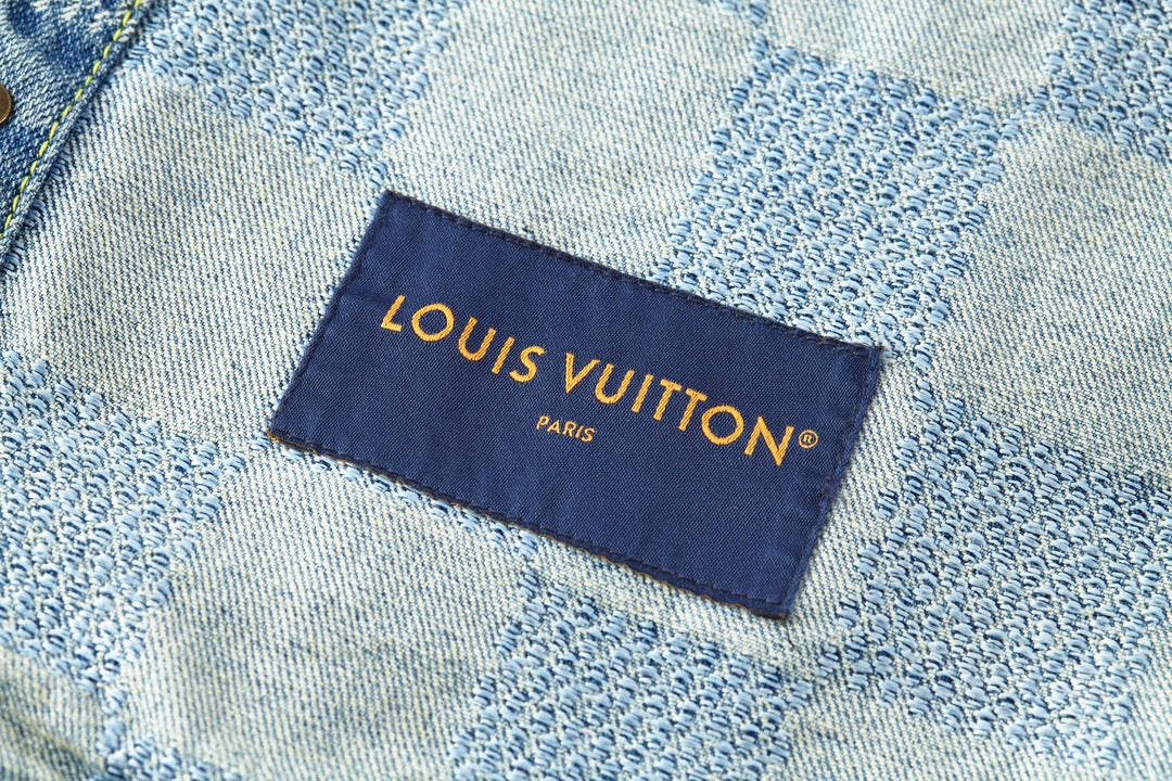 Louis Vuitton 24SS Checkerboard Jacquard Denim Jacket – Pharrell Williams Capsule