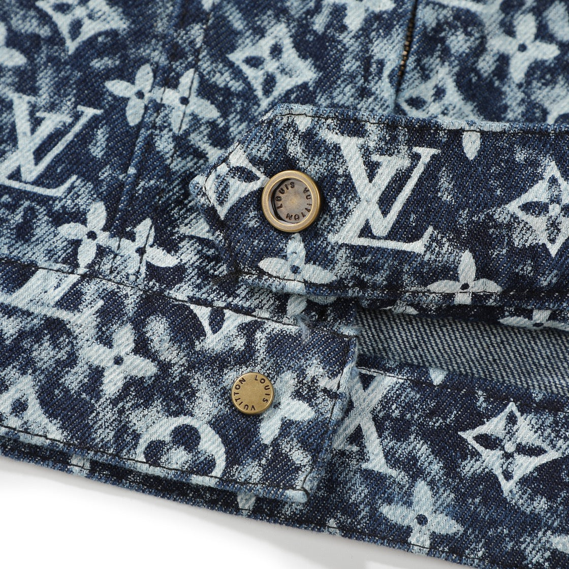 Louis Vuitton 2023 Pre-Fall Gong Jun Edition Denim Jacket