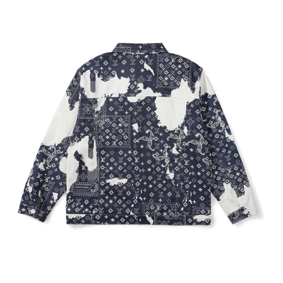 Louis Vuitton 23FW Paisley Tie-Dye Denim Jacket