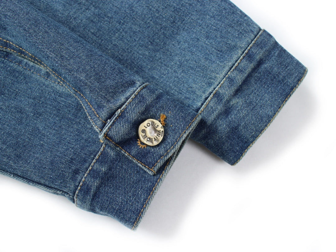 Louis Vuitton 23SS Embossed Monogram Denim Jacket