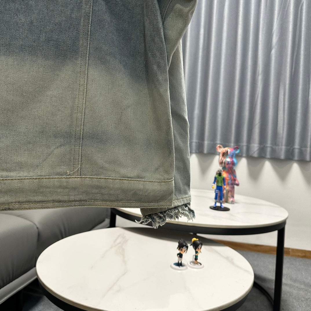 Louis Vuitton All-Over Monogram Washed Denim Jacket