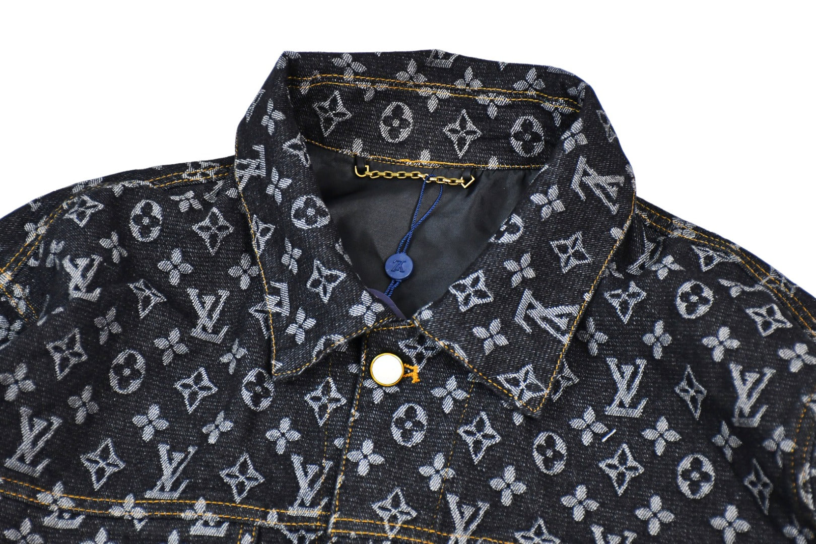 Louis Vuitton x Monogram Dust Collection All-Over Denim Jacket (FW24)