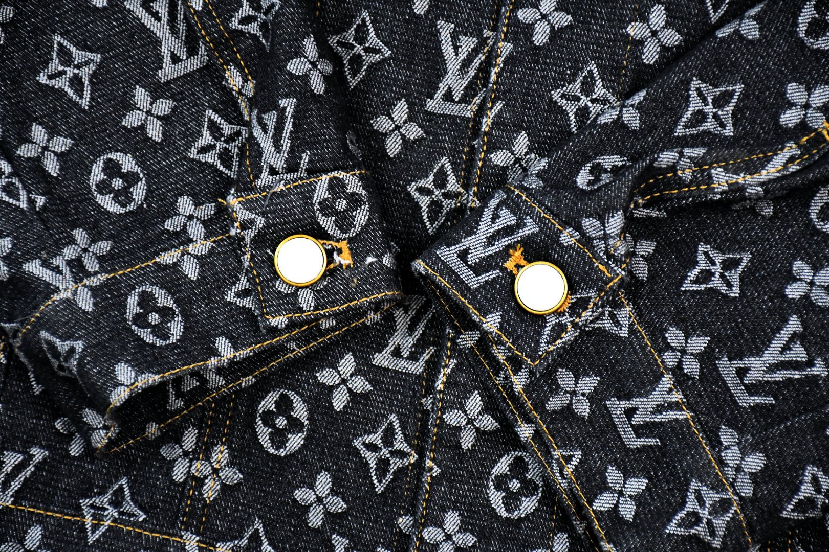 Louis Vuitton x Monogram Dust Collection All-Over Denim Jacket (FW24)