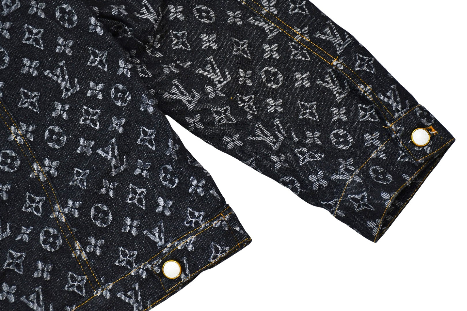 Louis Vuitton x Monogram Dust Collection All-Over Denim Jacket (FW24)
