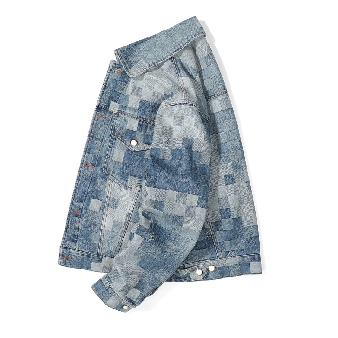 Louis Vuitton 2024 SS Pharrell Williams Mosaic Denim Jacket